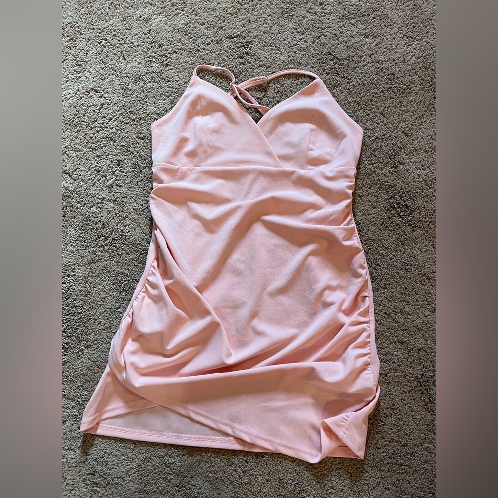 Pink Lily Blush Wrap Bodycon Dress. Size XL. No tags but never worn.